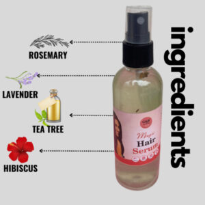 Hair Serum- Achieve Naturally Strong, Long Hair with Softening & Frizz-Free Elegance 100ml