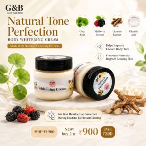 Body Whitening Cream Combo [Prepaid Price 900]