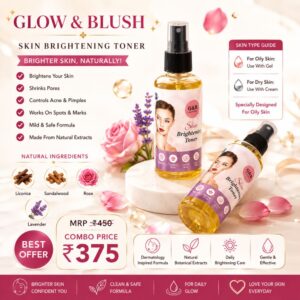 Skin Brightening Toner Combo [Prepaid Price 375]