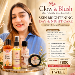 Skin Brightening Day and Night Skincare Combo For oily and Acne Prone Skin