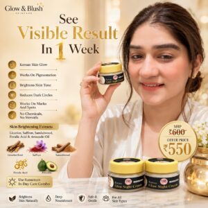 Koream Glass Glow Night Cream Combo (30gm each)